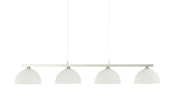 B-Leuchten LED-Pendelleuchte, 4-flammig, Nickel matt