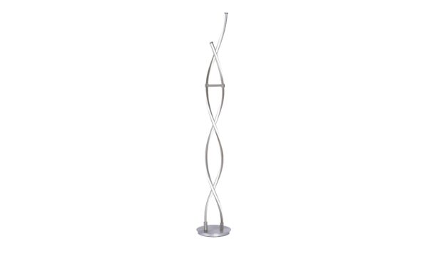 Q-Smart Home Lights Stehleuchte, 2-flammig, Nickel matt