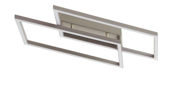 Paul Neuhaus LED-Deckenleuchte, 2-flammig, Nickel-matt
