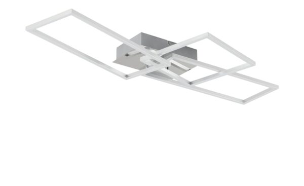LED-Deckenleuchte, chrom/silberfarben ´breit´