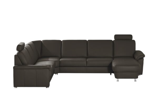 meinSofa Leder-Wohnlandschaft  Carolin