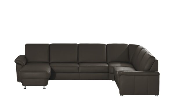 meinSofa Leder-Wohnlandschaft  Carolin