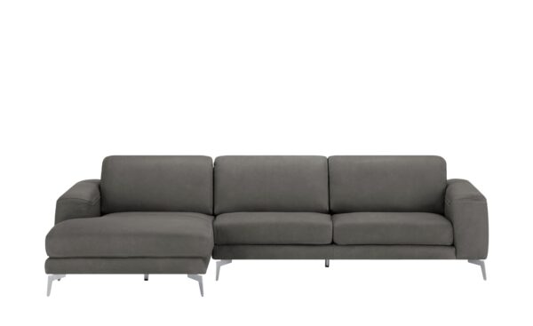 Wohnwert Ecksofa aus Leder  Angelina