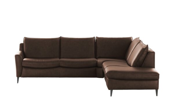 Wohnwert Ecksofa Leder  Yola