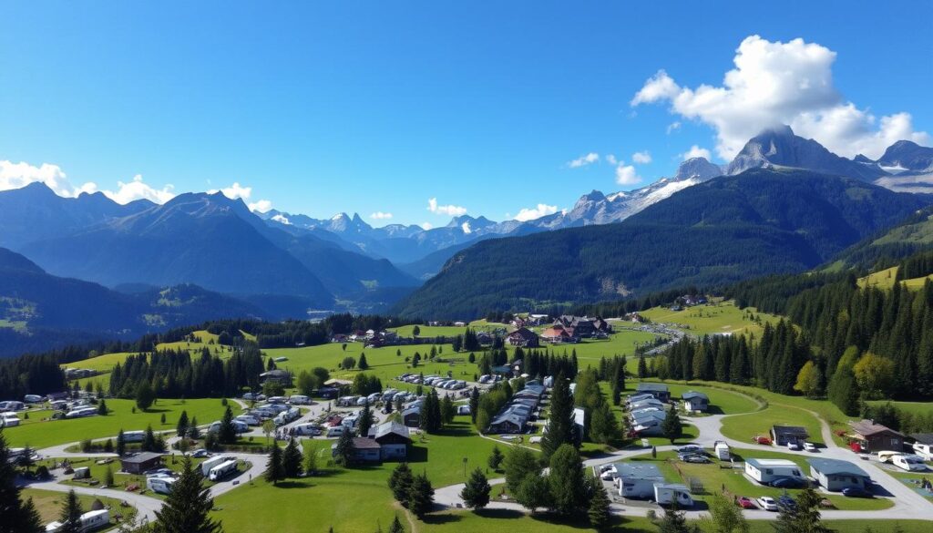Camping-Resort Allweglehen mit spektakulärem Alpenpanorama und Berchtesgadener Land Camping-Resort Allweglehen mit spektakulärem Alpenpanorama und Berchtesgadener Land