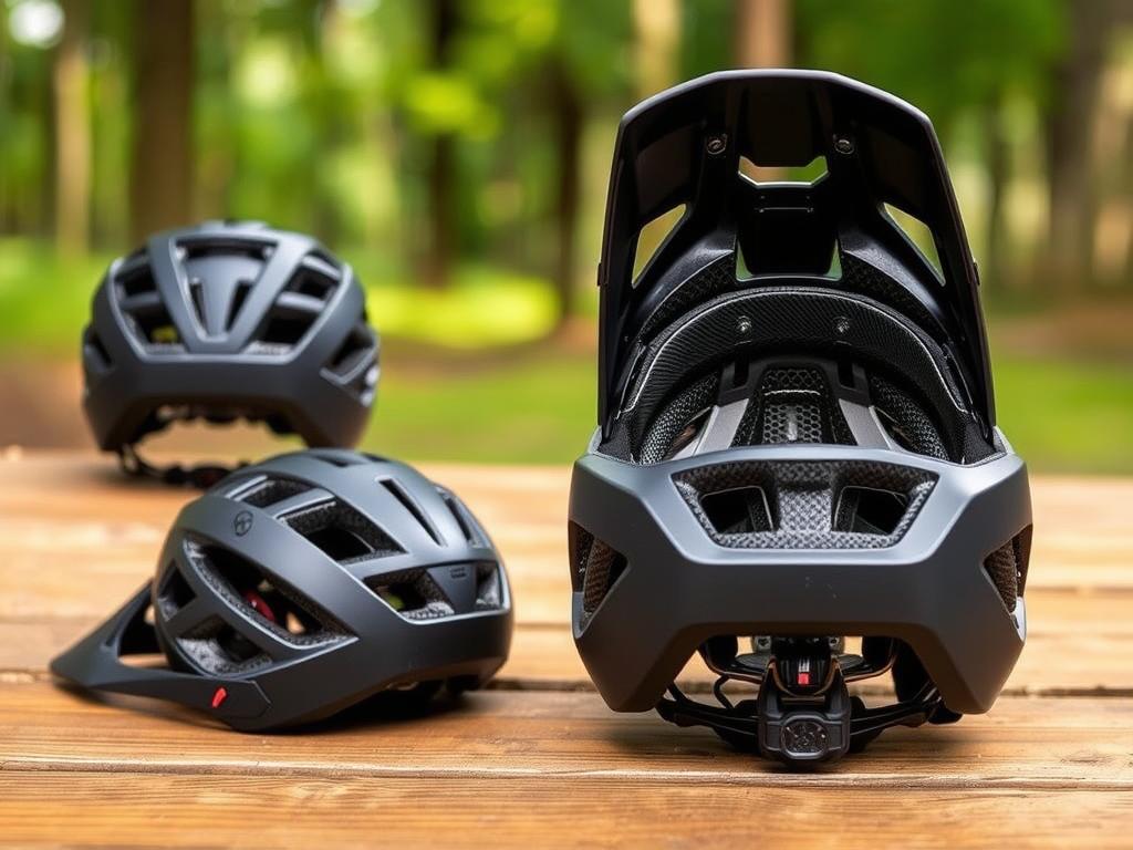 Hochwertiger Mountainbike-Helm mit MIPS-Technologie für maximale Sicherheit Hochwertiger Mountainbike-Helm mit MIPS-Technologie für maximale Sicherheit