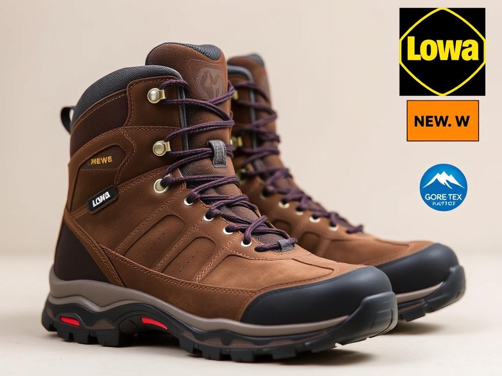 Lowa Renegade GTX Mid Wanderstiefel in braun mit Profilsohle Lowa Renegade GTX Mid Wanderstiefel in braun mit Profilsohle