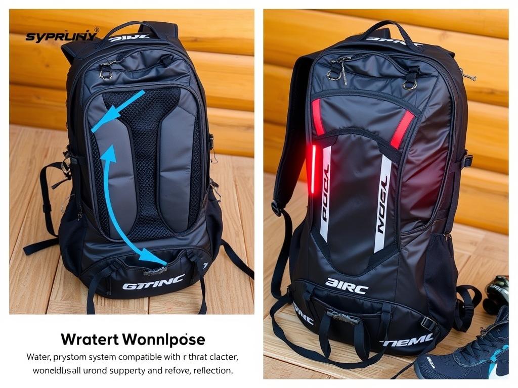 Wasserdichter Mountainbike-Rucksack für Touren in Deutschland Wasserdichter Mountainbike-Rucksack für Touren in Deutschland