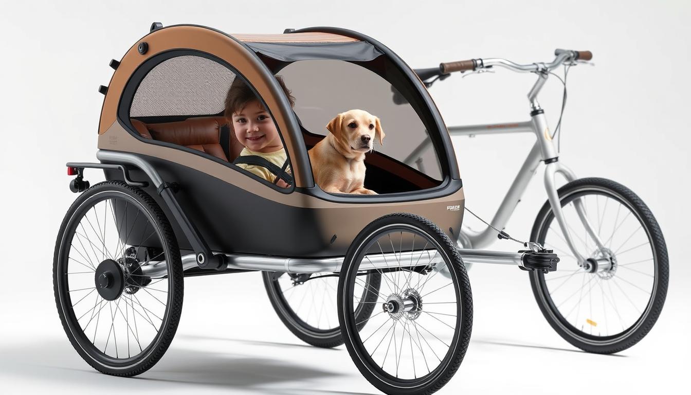 Welcher Fahrradanhänger ist der beste für Kinder und Hunde?